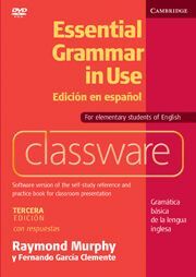 ESSENTIAL GRAMMAR IN USE CLASSWARE DVD-ROM SPANISH EDITION