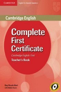 (TCH).(11).COMPLETE FIRST CERTIFICATE (TEACHER)