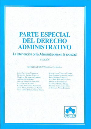 PARTE ESPECIAL DERECHO ADMINISTRATIVO 2ªED