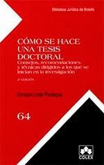 COMO SE HACE UNA TÉSIS DOCTORAL