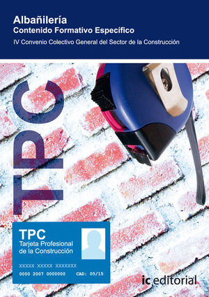 TPC - ALBA¤ILER¡A. CONTENIDO FORMATIVO ESPEC¡FICO