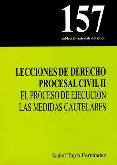 LECCIONES DE DERECHO CIVIL II, EL PROCESO DE EJECUCIÓN