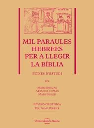 MIL PARAULES HEBREES PER A LLEGIR LA BÍBLIA