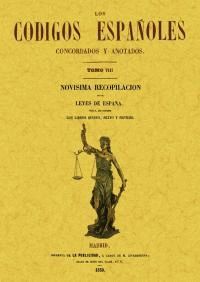 CODIGOS ESPAÑOLES CONCORDADOS Y ANOTADOS VIII