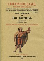 CANCIONERO BASCO POESIAS EN LENGUA EUSKARA