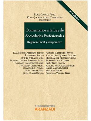 COMENTARIOS A LA LEY DE SOCIEDADES PROFESIONALES