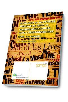 EL FOLLETO EN LAS OFERTAS PÚBLICAS DE VENTAS NEGOCIABLES (OPV) Y RESPONSABILIDAD