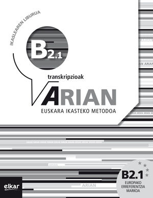 ARIAN B2.1 IKASLEAREN LIBURUA (+CD) (+ERANTZUNAK)