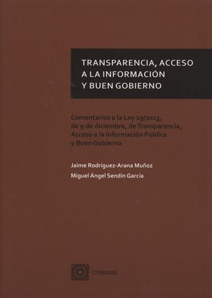TRANSPARENCIA, ACESSO A LA INFORMACIÓN Y BUEN GOBIERNO
