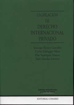 LEGISLACIÓN DE DERECHO INTERNACIONAL PRIVADO