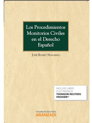 PROCEDIMIENTOS MONITORIOS CIVILES EN EL DERECHO ESPAÑOL,LOS