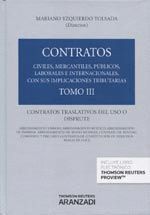 CONTRATOS TRASLATIVOS DEL USO Y DISFRUTE TOMO III