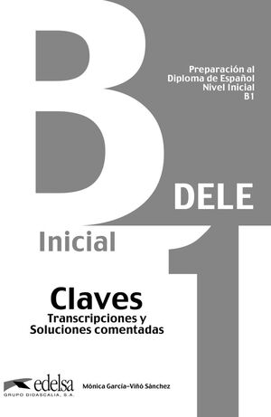 PREPARACION AL DELE B1 - LIBRO DE CLAVES VERSION DIGITAL