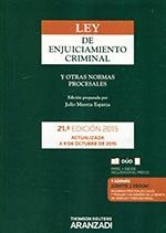 LLEY DE ENJUICIAMIENTO CRIMINAL Y OTRAS NORMAS  PROCESALES