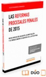 REFORMAS PROCESALES PENALES 2015,LAS