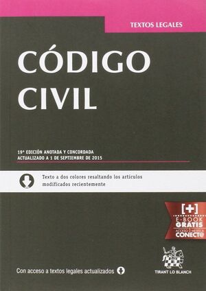 CÓDIGO CIVIL 19ª EDICIÓN 2015