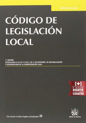 (3ª) CÓDIGO DE LEGISLACIÓN LOCAL  (EDICIÓN 2016)