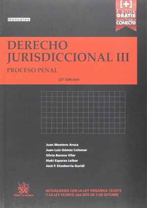 DERECHO JURISDICCIONAL III PROCESO PENAL