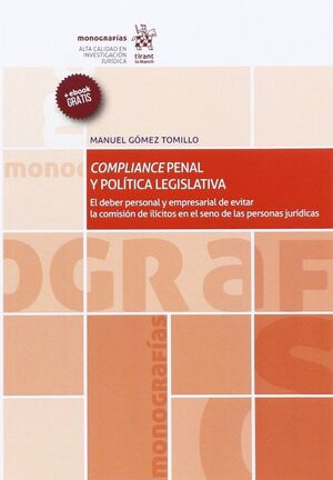 COMPLIANCE PENAL Y POLITICA LEGISLATICA