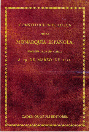 CONSTITUCION POLITICA DE MONARQUIA ESPAÑ