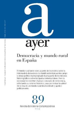 REVISTA AYER N 89