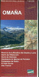 OMAÑA. MAPA EXCURSIONISTA Y TURÍSTICO 1:50.000