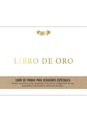 LIBRO DE ORO - FIRMAS  BODAS DE ORO