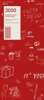 2020 CALENDARIO PARED FAMILIAR FAMILY
