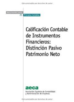 CALIFICACIÓN CONTABLE DE INSTRUMENTOS FINANCIEROS