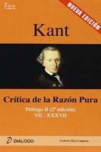 KANT CRITICA DE LA RAZON PURA