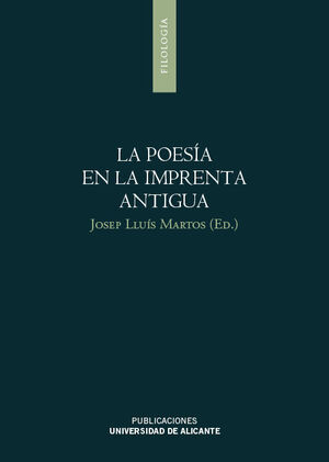 POESÍA EN LA IMPRENTA ANTIGUA,LA