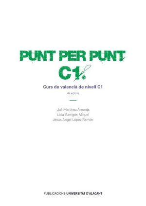 PUNT PER PUNT C1 ED. 2024