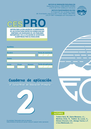 CESPRO. CUADERNO 2