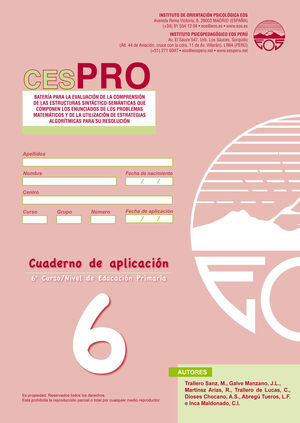 CESPRO. CUADERNO 6