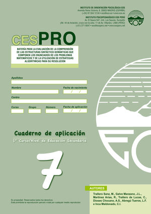 CESPRO. CUADERNO 7
