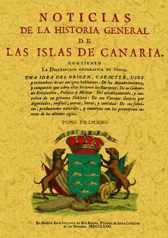 NOTICIAS DE LA HISTORIA GENERAL DE LAS ISLAS DE CANARIA (TOMO 2)