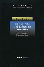 EL ESPIRITU DEL DERECHO ROMANO.