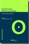 DERECHO LOCAL							SISTEMA DE FUENTES