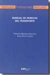MANUAL DE DERECHO DE TRANSPORTE