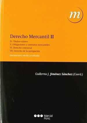 DERECHO MERCANTIL VOL. II