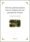 EFECTOS PATRIMONIALES TRAS LA RUPTURA DE LAS PAREJAS DE HECHO