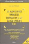 NUEVOS JUICIOS VERBALES DE DESAHUCIO EN LA LEY DE