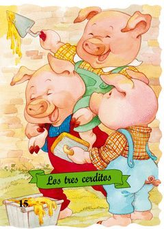 LOS TRES CERDITOS (LETRA IMPRENTA)