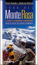 TOUR DEL MONTE ROSA.9 ETAPAS-11 ITINERARIOS Y ASCENSIONES