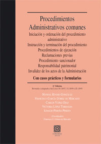 PROCEDIMIENTOS ADMINISTRATIVOS COMUNES.