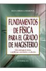 FUNDAMENTOS DE FISICA PARA EL GRADO DE MAGISTERIO