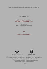 FONÉTICA HISTÓRICA VASCA