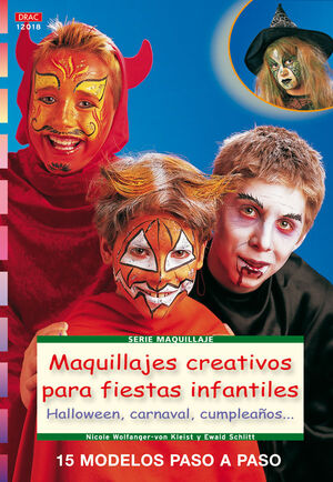 MAQUILLAJES CREATIVOS PARA FIESTAS INFANTILES.DRAC-SERIE MAQUILLAJE