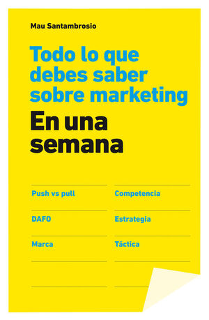 MARKETING EN UNA SEMANA. GESTION 2000