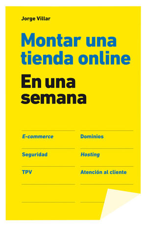 MONTAR UNA TIENDA ONLINE EN UNA SEMANA